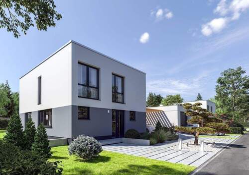 Beispielhaus Straßenansicht - Grundstück in Großpösna zum Kaufen