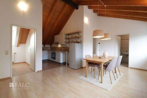 Wohnzimmer (Beispieleinrichtung) - Etagenwohnung mit 53,00 m&sup2; in Stolberg (Rheinland) zur Miete