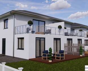 *NEUBAU* Doppelhaushälfte in Lauterbach - Exklusives barrierefreies Wohnen mit Blick zum Wasser - Putbus
