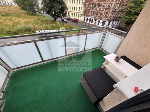 Balkon - Etagenwohnung mit 51,00 m² in Gera zum Kaufen