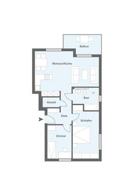 Wohnung 4.jpg - Etagenwohnung mit 68,00 m² in Spenge zum Kaufen