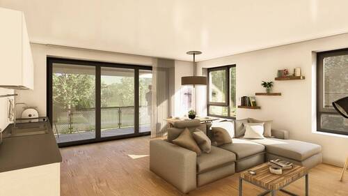 Visualisierung Wohnung Nr. 5 und 12 - 2 Zimmer Etagenwohnung in Titisee-Neustadt