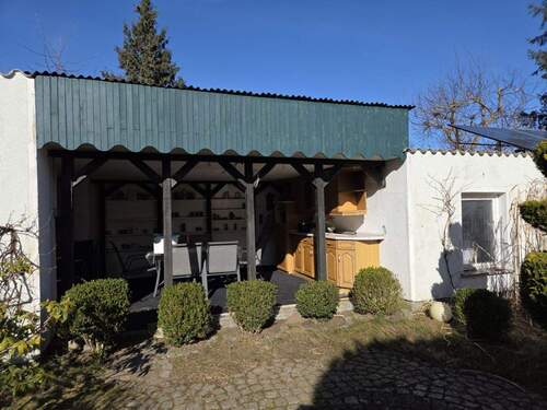 Sommerküche..Sitzecke - 4 Zimmer Doppelhaushälfte in Wolgast