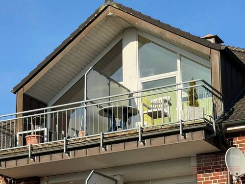 Balkon - IMMOBILIEN GUMNIOR präsentiert: Dachgeschosswohnung in Rheine - Dutum