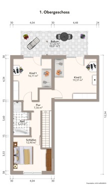 WE 10 Maisonette mit - 