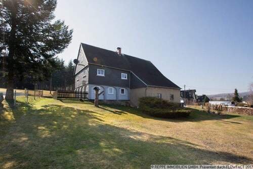 Gartenansicht - 6 Zimmer Mehrfamilienhaus, Wohnhaus zum Kaufen in Crostau OT Callenberg