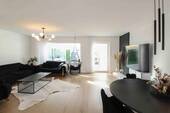 Wohnzimmer - Attraktives modernes Reihenmittelhaus mit Wintergarten und Garten in ruhiger Lage von Erding