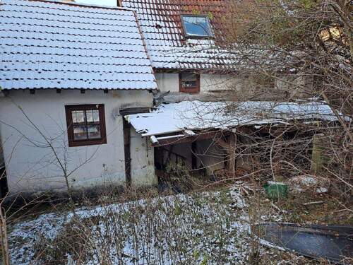 Ansicht vom Garten auf das Haus.jpg - 4 Zimmer Einfamilienhaus zum Kaufen in Walldürn