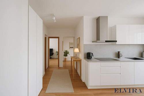 Ansicht Wohnküche/Flur/Diele - Etagenwohnung mit 61,00 m² in München zum Kaufen