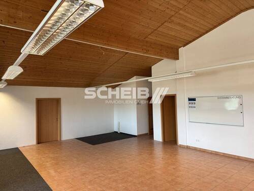 Holzdecke mit Beleuchtungskörper - 