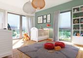 Kinderzimmer hell und freundlich - 