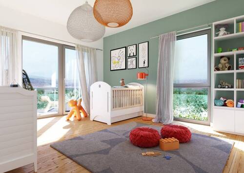 Kinderzimmer hell und freundlich - 