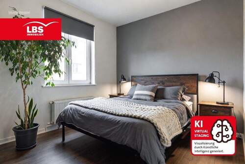 Schlafzimmer - 2 Zimmer Etagenwohnung zum Kaufen in Gütersloh