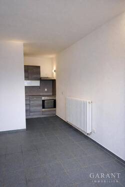 Wohnzimmer mit Küche - 
