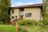 Hausansicht - Besonderes Architektenhaus mit großem Eckgrundstück in Mahlsdorf-Süd