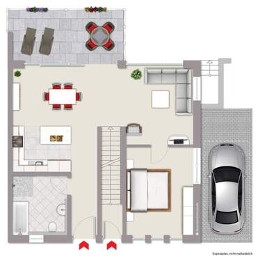 Erdgeschoss Wohneinheit 1 - 