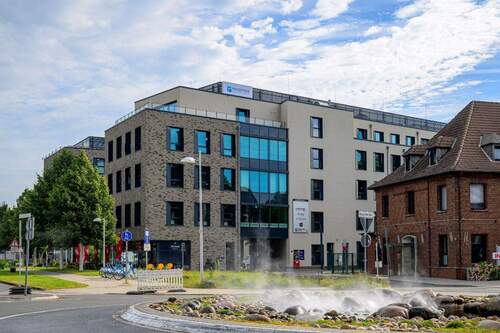 Außenansicht - Monheim am Rhein: Büro mit Rheinblick - flexibel, möbliert, 247