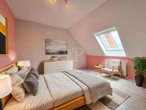 Einrichtungsentwurf Schlafzimmer DG Nebenhaus - 