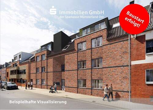 Frontansicht - 3 Zimmer Etagenwohnung zum Kaufen in Münster