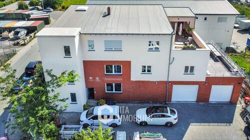 Hausansicht - Vielseitige Wohn- & Gewerbeeinheit mit Büro, Lager und Aufzug in Mainz-Hechtsheim