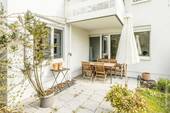 Charmanter Terrassenbereich - Etagenwohnung mit 65,60 m&sup2; in München zum Kaufen