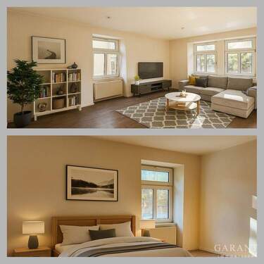 Collage - Solide 2 Zimmer-Wohnung in zentraler Lage ***Historisches Flair***