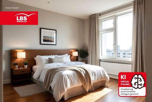 Schlafzimmer - 3 Zimmer Etagenwohnung zum Kaufen in Gütersloh