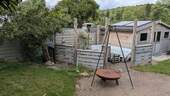 Garten Sitzecke mit Gartenhaus - 