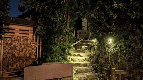 Treppe Garten zur Terrasse - 