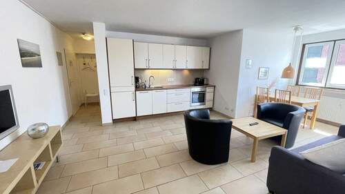 Wohn-/Ess-/Küchenbereich - 2 Zimmer Etagenwohnung in Wyk
