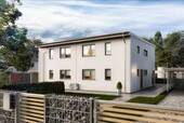 Doppelhaus-Aura-136-Pultdach-Strasse-Waermepumpe - 