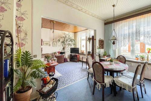 Wohnzimmer - Etagenwohnung mit 81,00 m² in Lübeck zum Kaufen