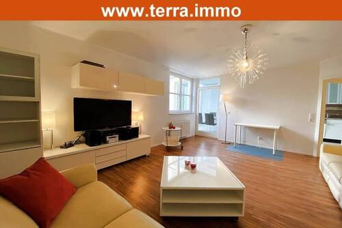 Wohnzimmer - Möbliertes 3 Zimmer-Apartment mit TG-Stellplatz!