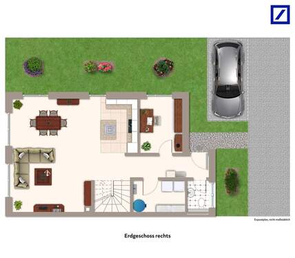 Erdgeschoss rechts - 