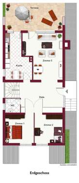 Möblierung beispielhaft - 