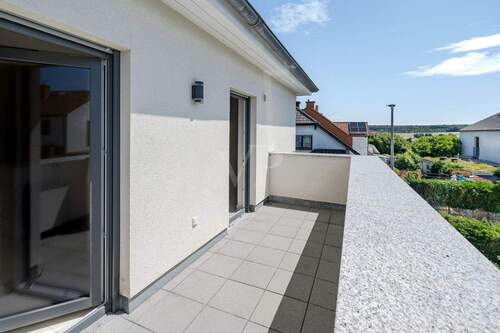 Sonnenbalkon mit tollem Blick - 