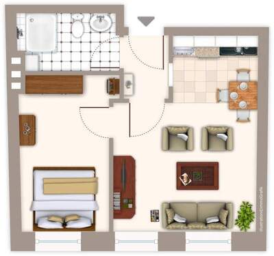 Unverbindliche Grundriß-Skizze - 