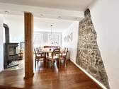 2. Obergeschoss: Esszimmer mit Blick zum Schwedenofen - 