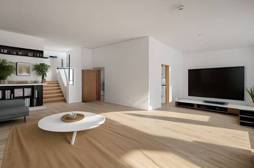 Blick in den Wohnbereich Neu - 