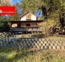 Wochenendhaus mit Blockhütte auf großem Gartengrundstück - Rudolstadt Schwarza