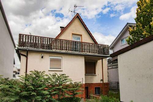 Rückansicht - Raum für Neues: Abrissgrundstück in familienfreundlicher Wohnlage in Lorsch