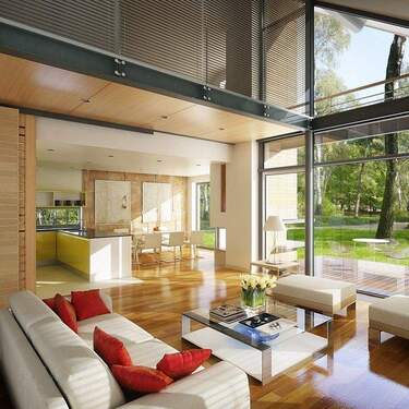 Ansicht Wohnzimmer, Küche, Essen - Einfamilienhaus mit 141,00 m&sup2; in Meißen zum Kaufen