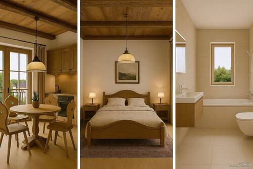 Einrichtungsbeispiel - Etagenwohnung mit 72,70 m² in Eggstätt zum Kaufen