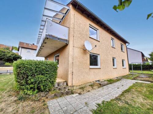 Ansicht-diagonal der Rückseite mit Giebelseite rechts, #130031 - 