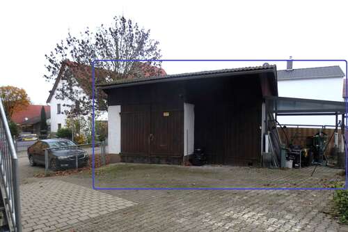 Doppelgarage mit Freisitz - 