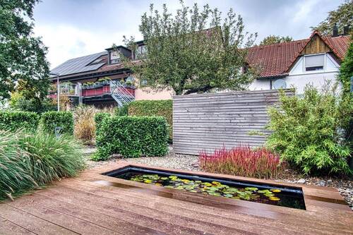 Garten mit Teich (Nordseite) - 