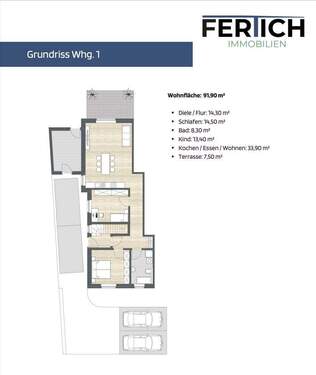 Bild 4 - Etagenwohnung mit 91,00 m² in Erkelenz zum Kaufen