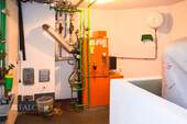 Heizungsanlage im Technikraum - 