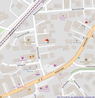 Lageplan Grundstück Diedorf - 