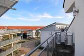 Balkon 1 mit Fernblick - 2 Zimmer Etagenwohnung in Künzelsau